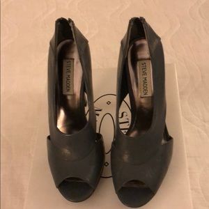 Grey Platform Steve Madden Heels